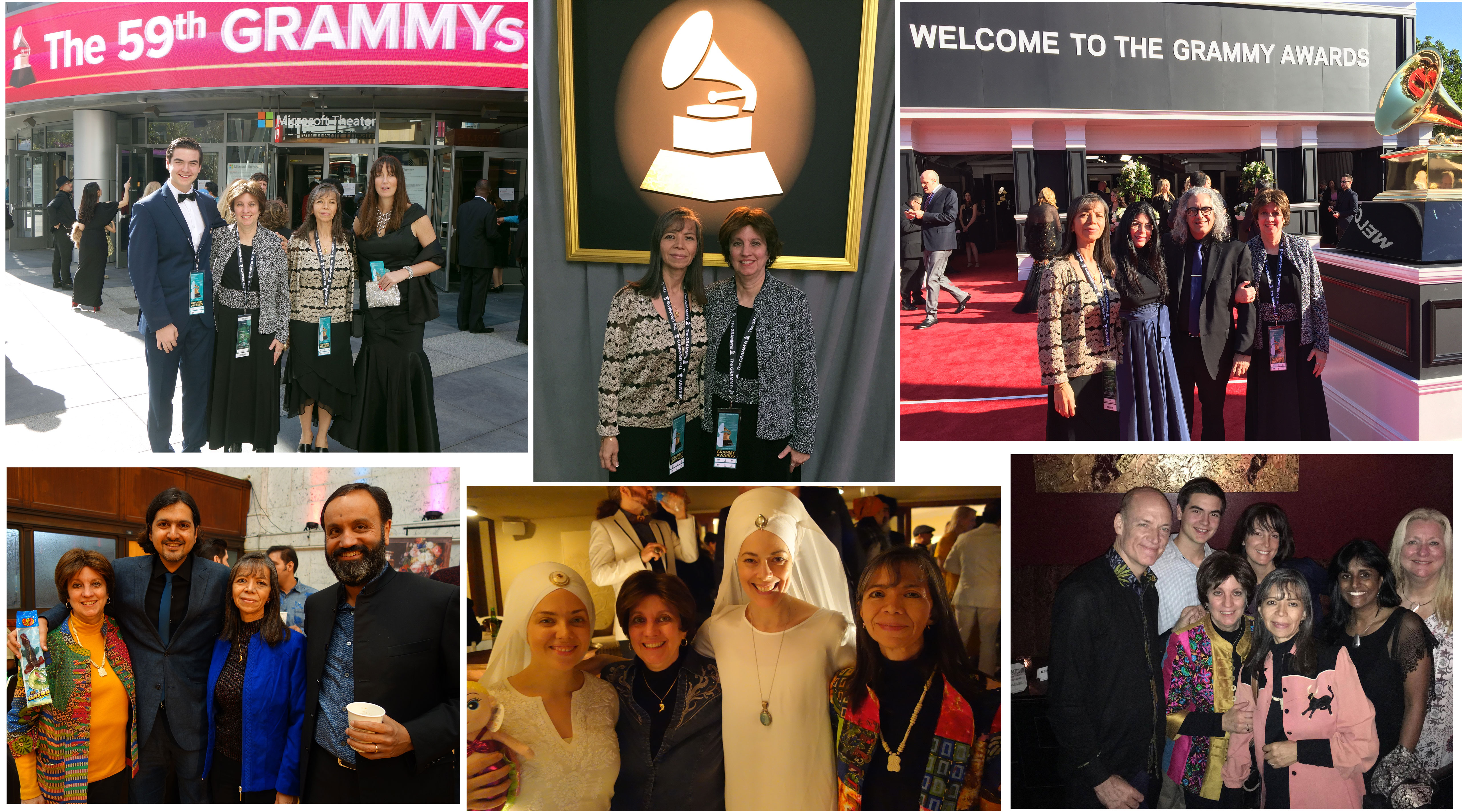 Pictures at the Grammy's